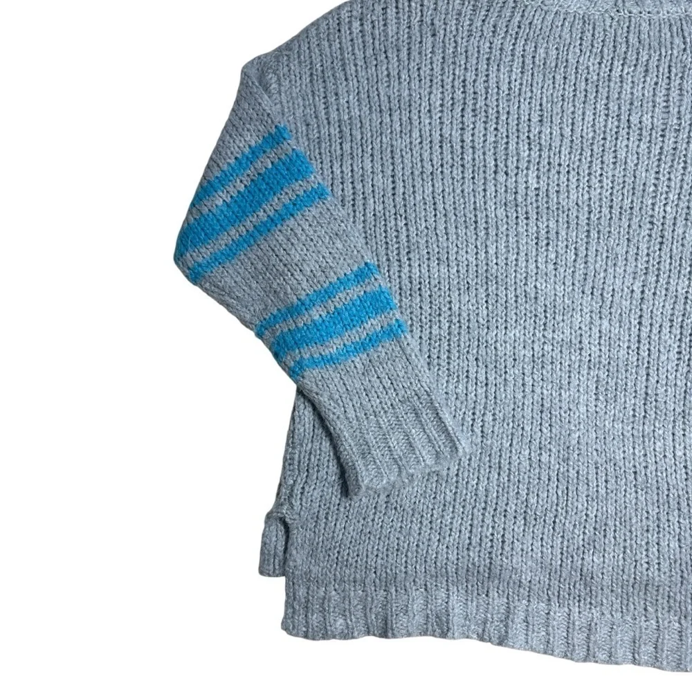 Aerie Gray Knit Mohair Wool Blend Sweater Womens M
